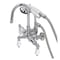 Kingston Brass CA12T1 3-3/8" Tub Wall Mount Clawfoot Tub Faucet with Hand Shower, Polished Chrome CA12T1 - alternate 1